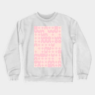 Soft Geometric Pattern - Flowers - Stars #7 Crewneck Sweatshirt